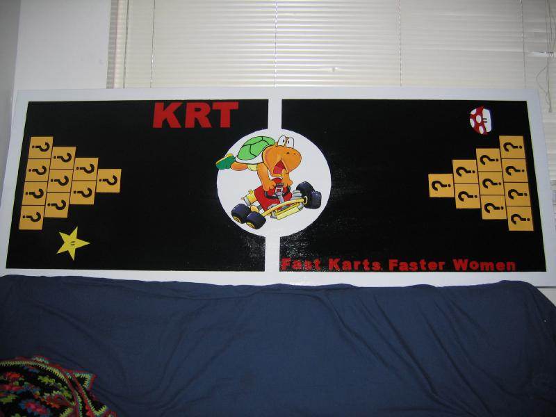 kart beer pong table