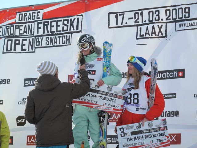 Kaya on Podium