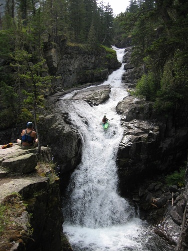 Kayakin big falls