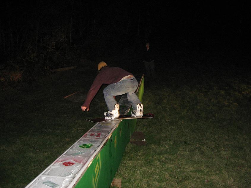 Keith sliding the box