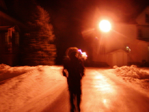 kind of cool pic of me walking