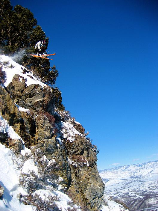 Kip going big at the basin
