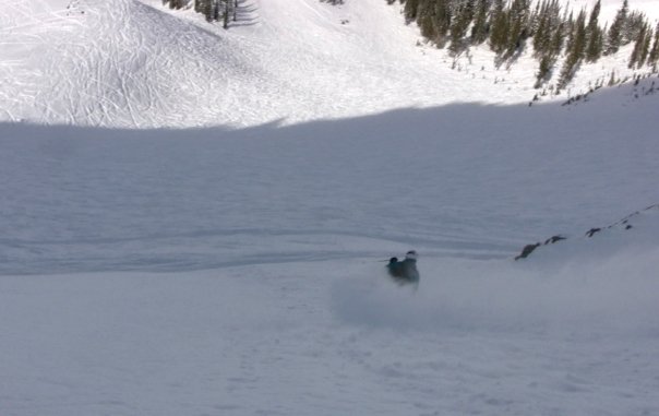 Knee Deep at Snowbird
