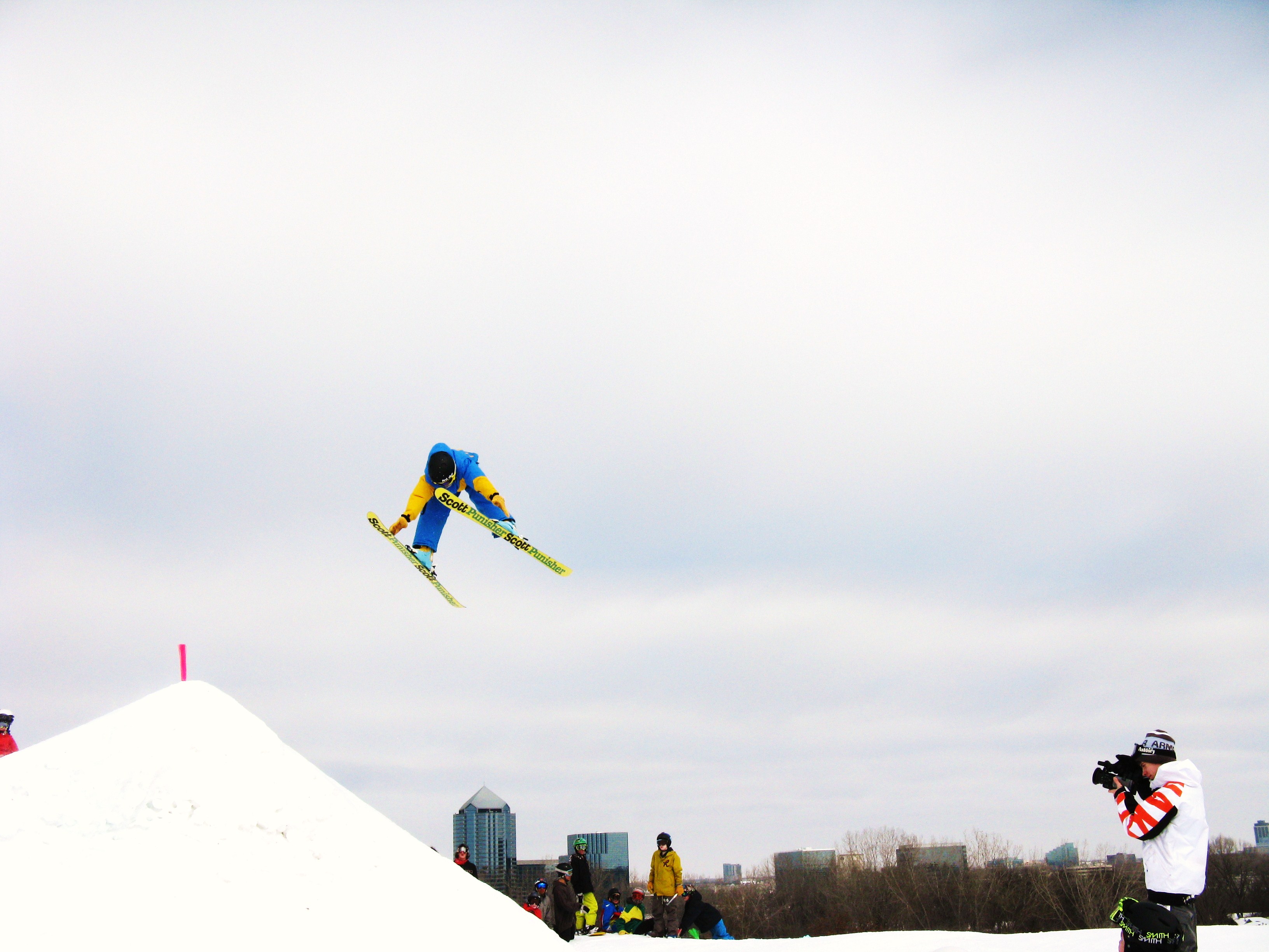Kyle driving the truck