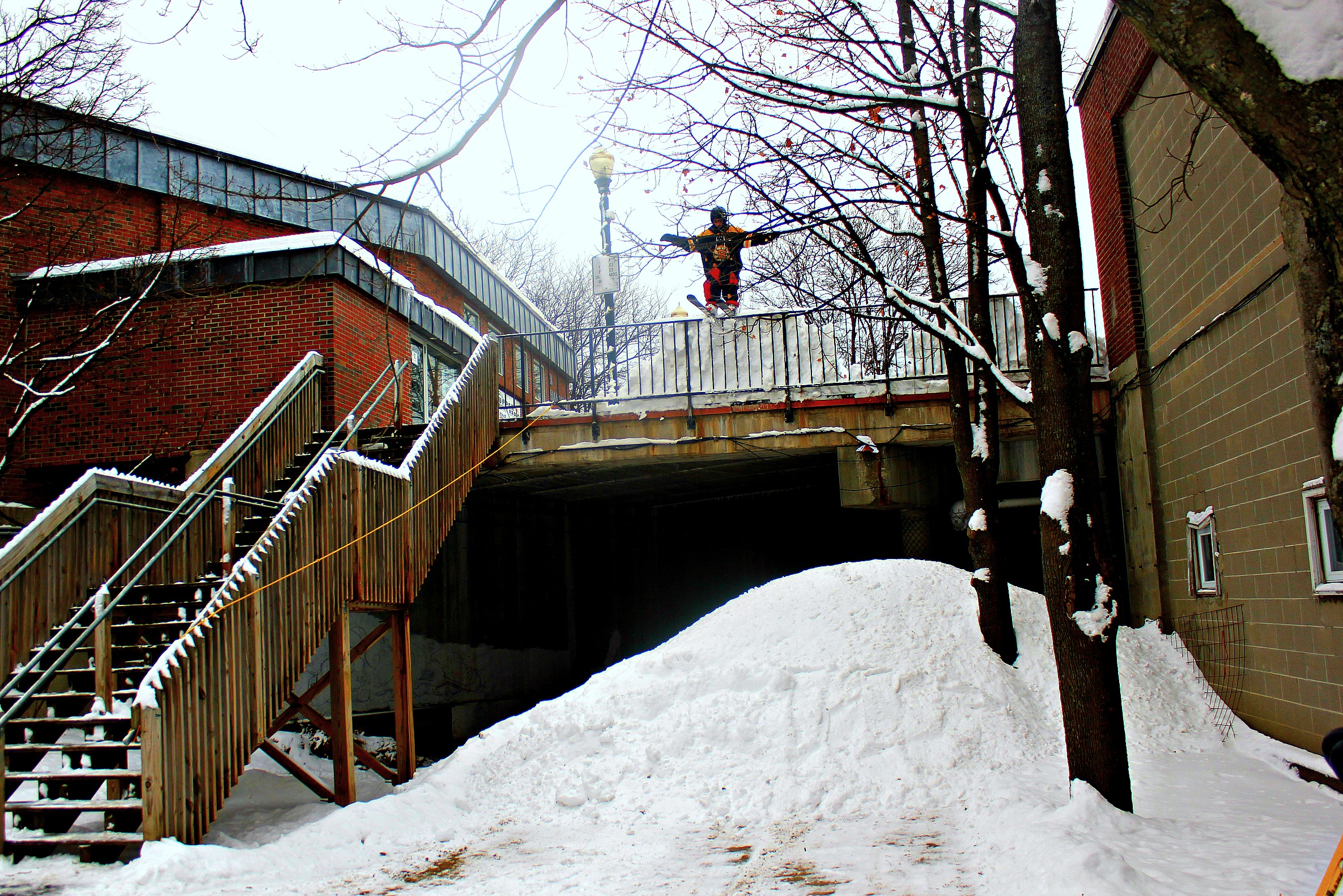 Kyle Farwell railing drop