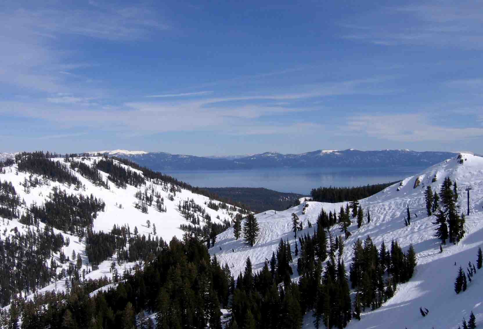 Lake Tahoe is real pretty