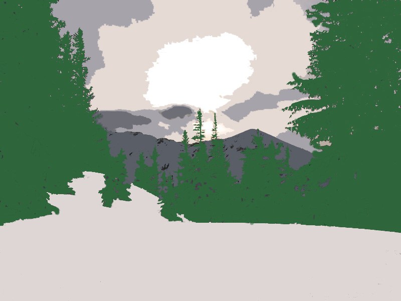 landscape in photoshop