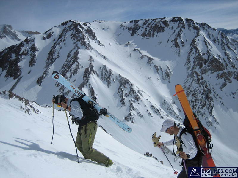 las lenas backcountry, at the back marte lift