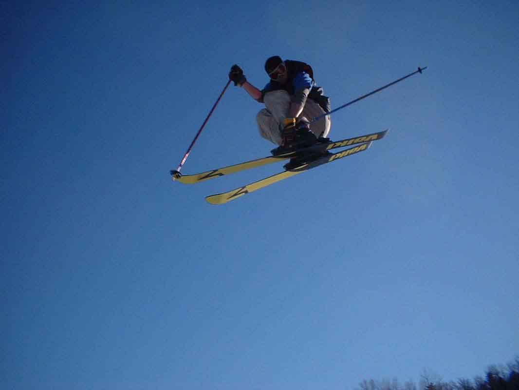 last day of skiing last year