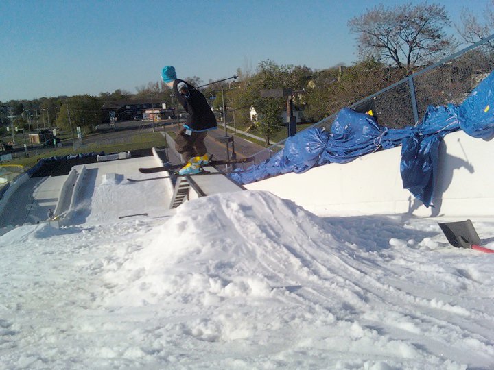 Last day of Snowpark with snow