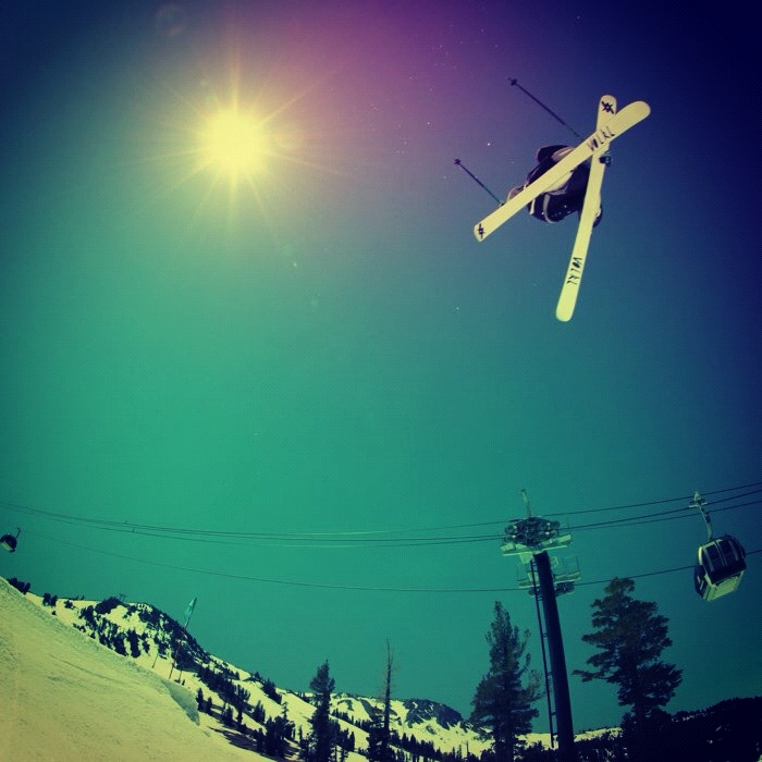 Last jump in Mammoth