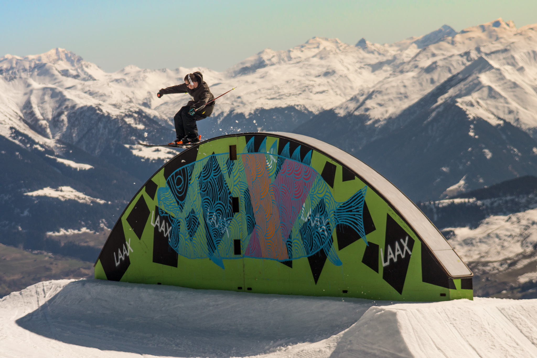 Last run of the 12/13 Laax winter season 