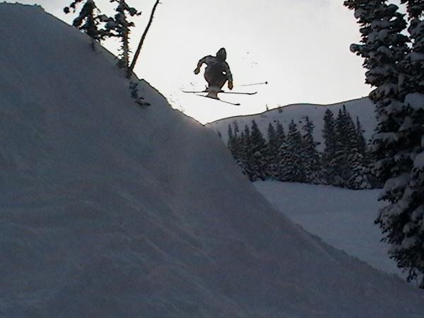 Last run on a alta afternoon