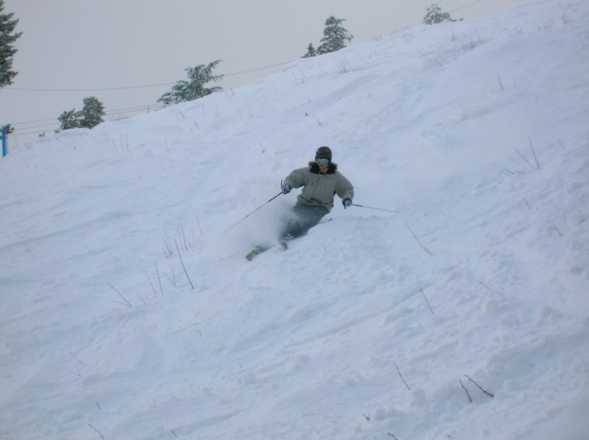 Laying a turn(Not on the BC)