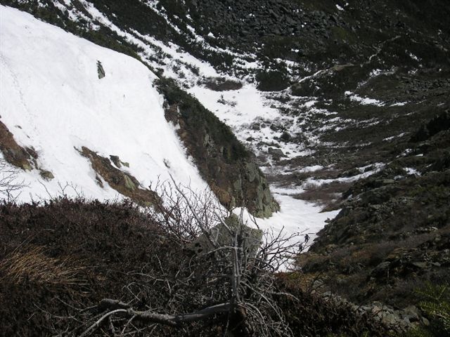 Left gully at tux