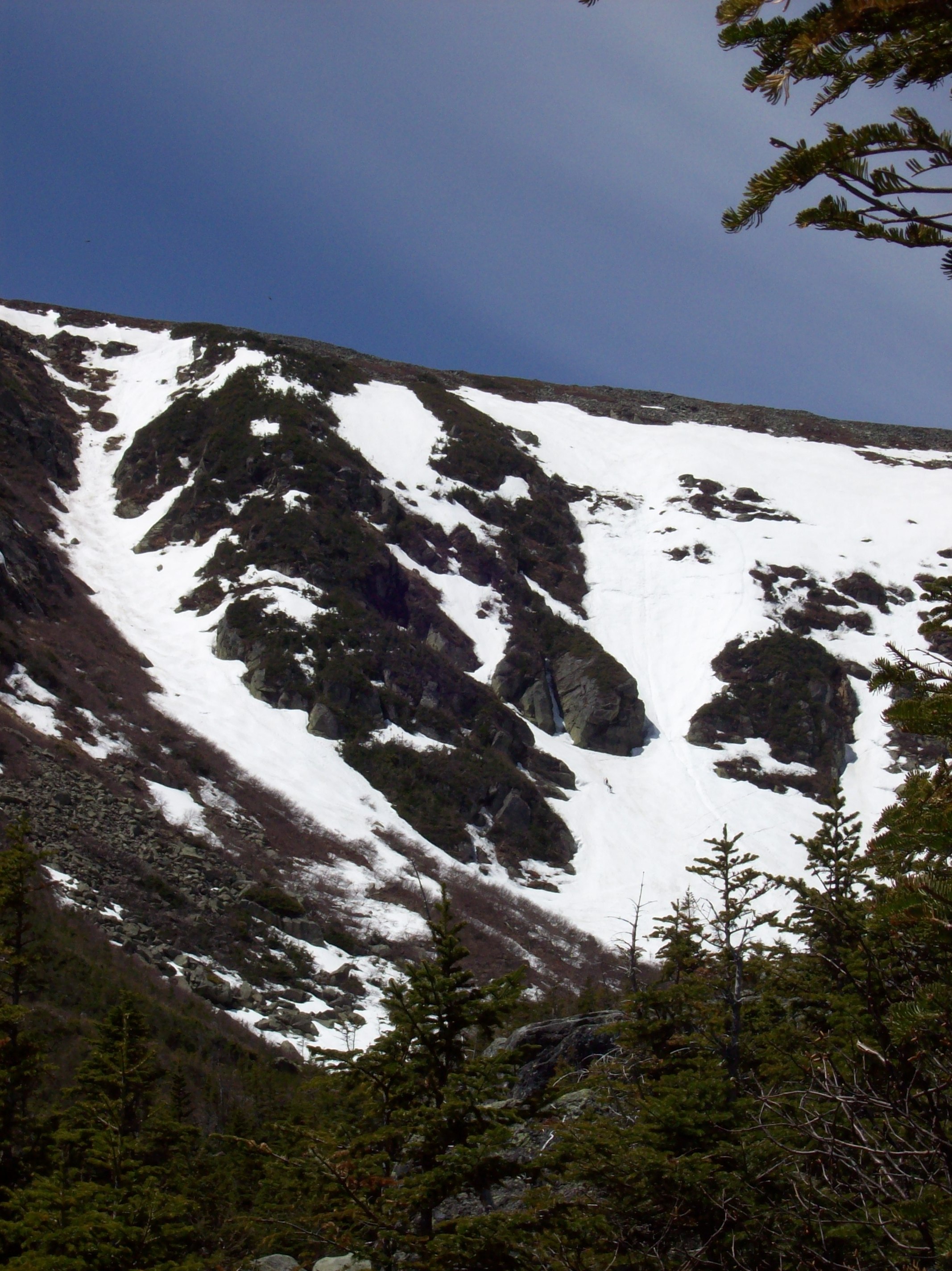 Left gully & hourglass chute