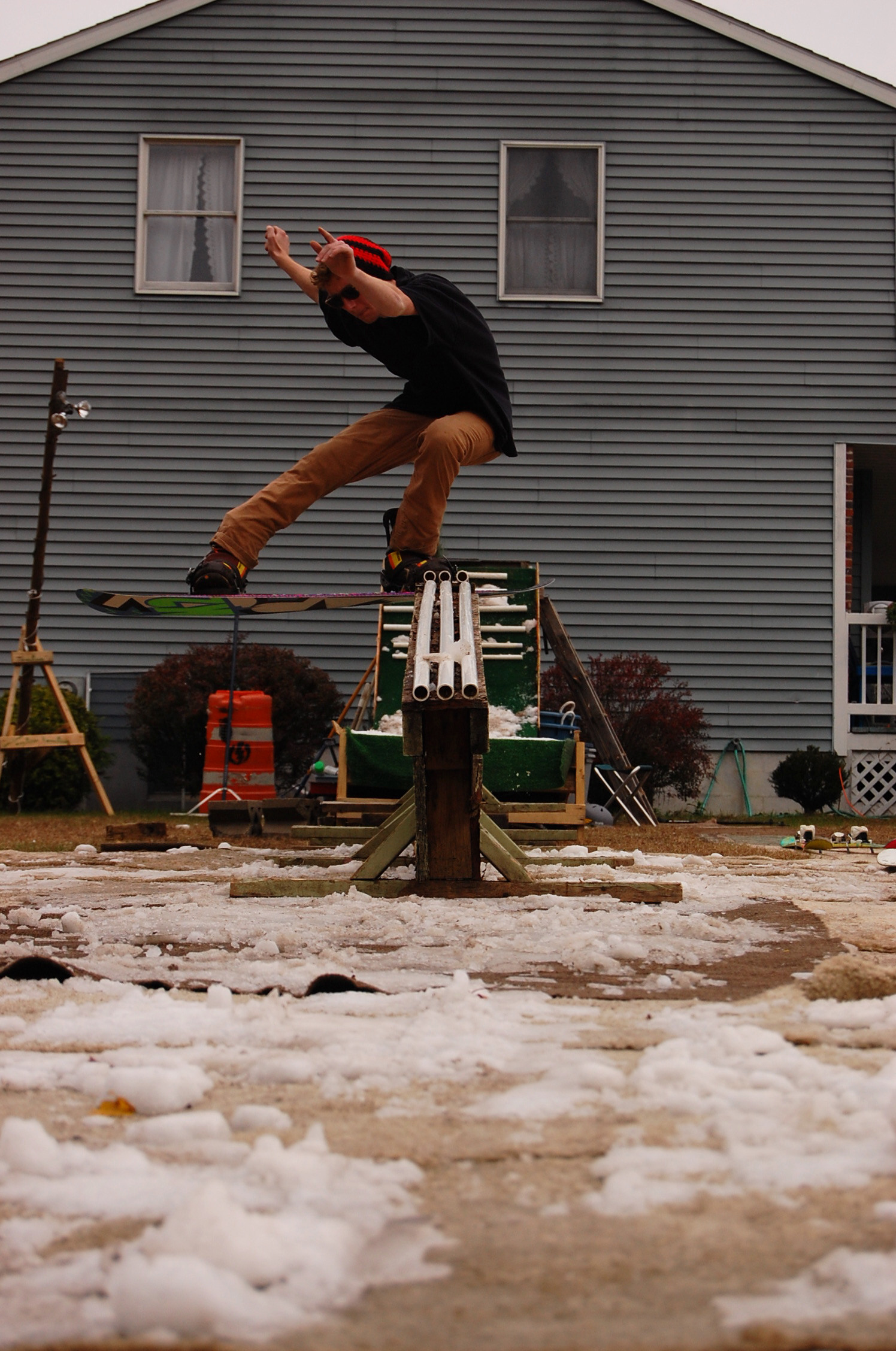 "leftovers"(snow) sesh the next morning