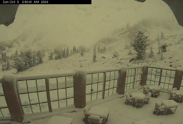 Legit snow on Oct. 5!