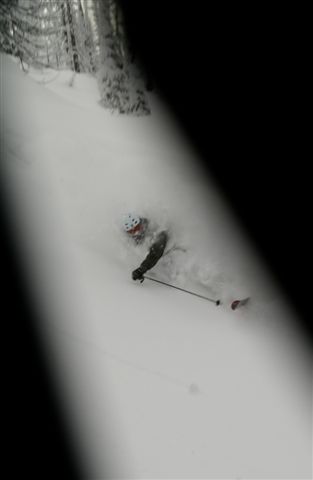 lense on camera didn't open all the way but created a cool effect, just managed to capture him