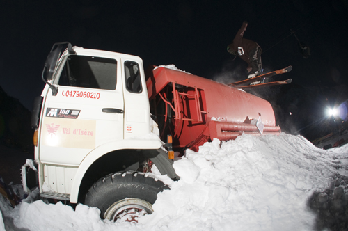Leo Taillefer jibbin' on a truck