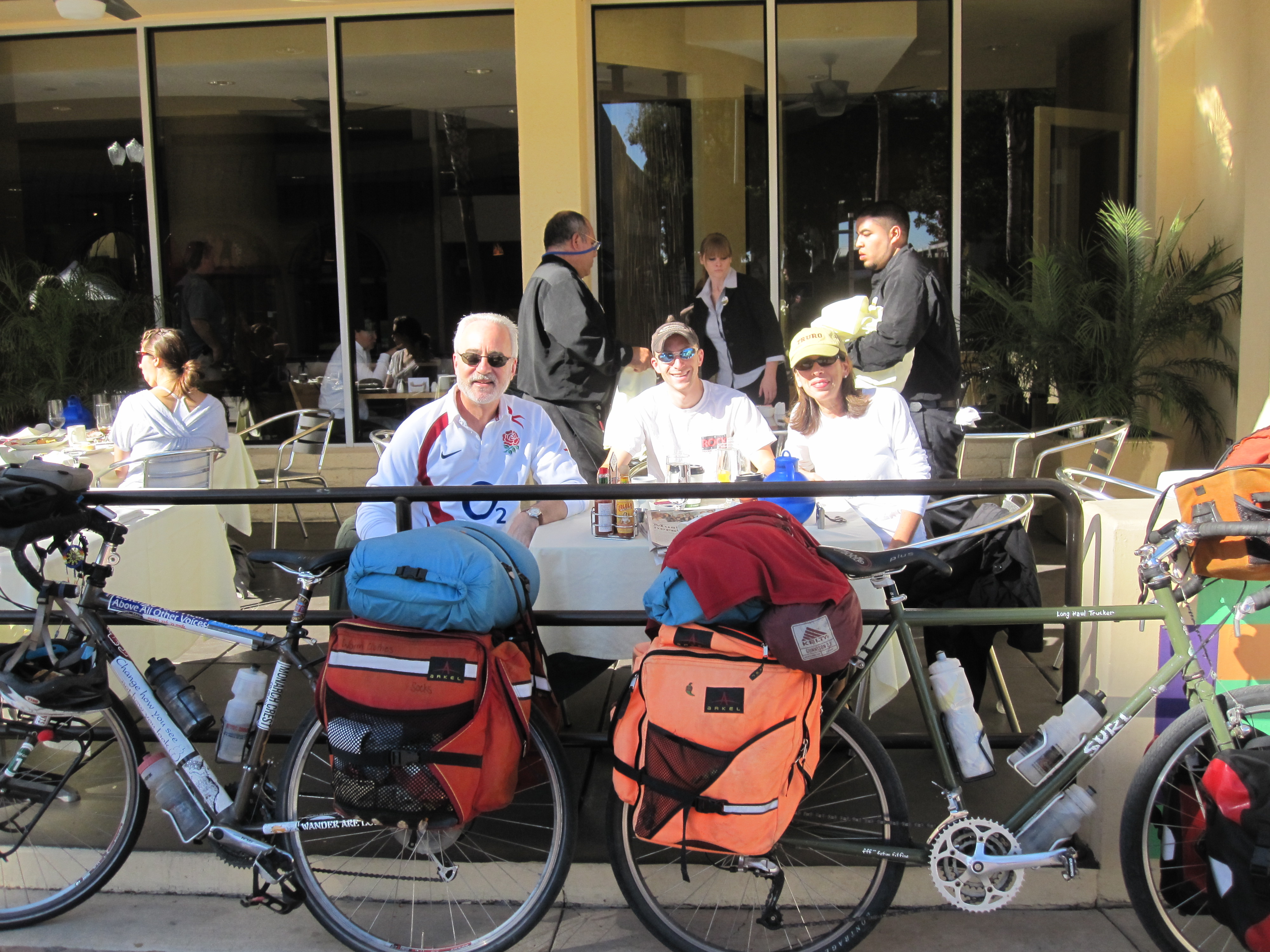 LHT mine on right, some ppl we met, im not in the pic