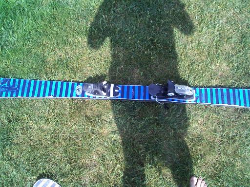 Lib tech edge on right ski 2