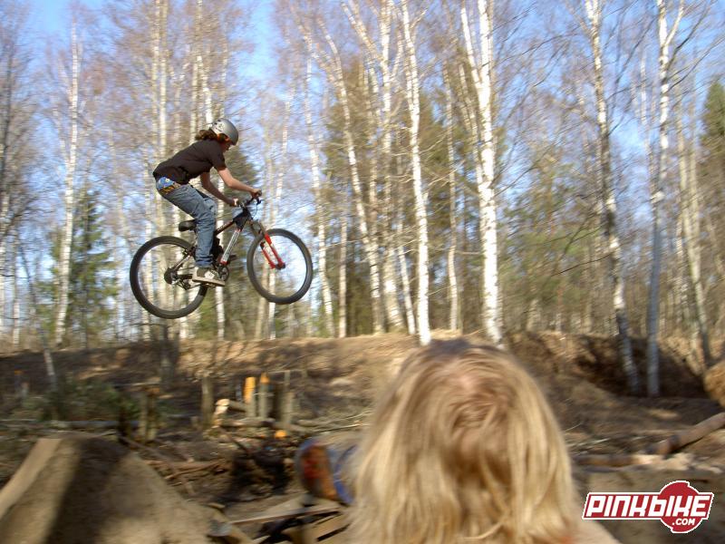like first dirt jump of the season