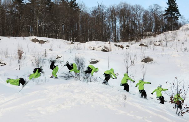 Lil backcountry backflip