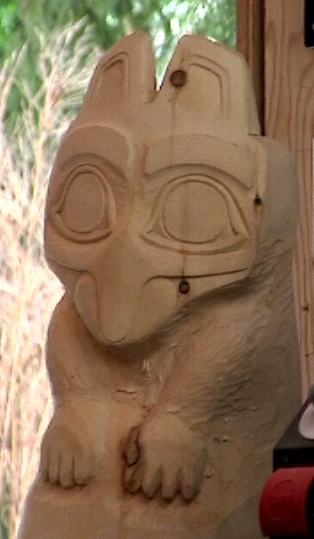 lil bear cub I carved