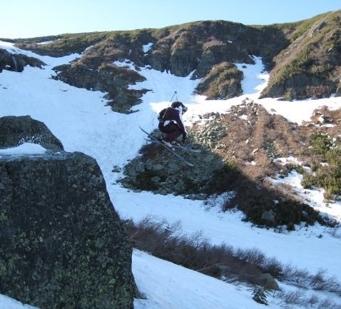 Lil Cliff at Tucks ravine