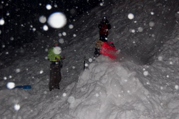 lincoln loop in tobbogon photo just too early..