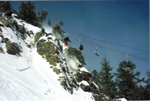 Lincoln Mountain Cliff Drop