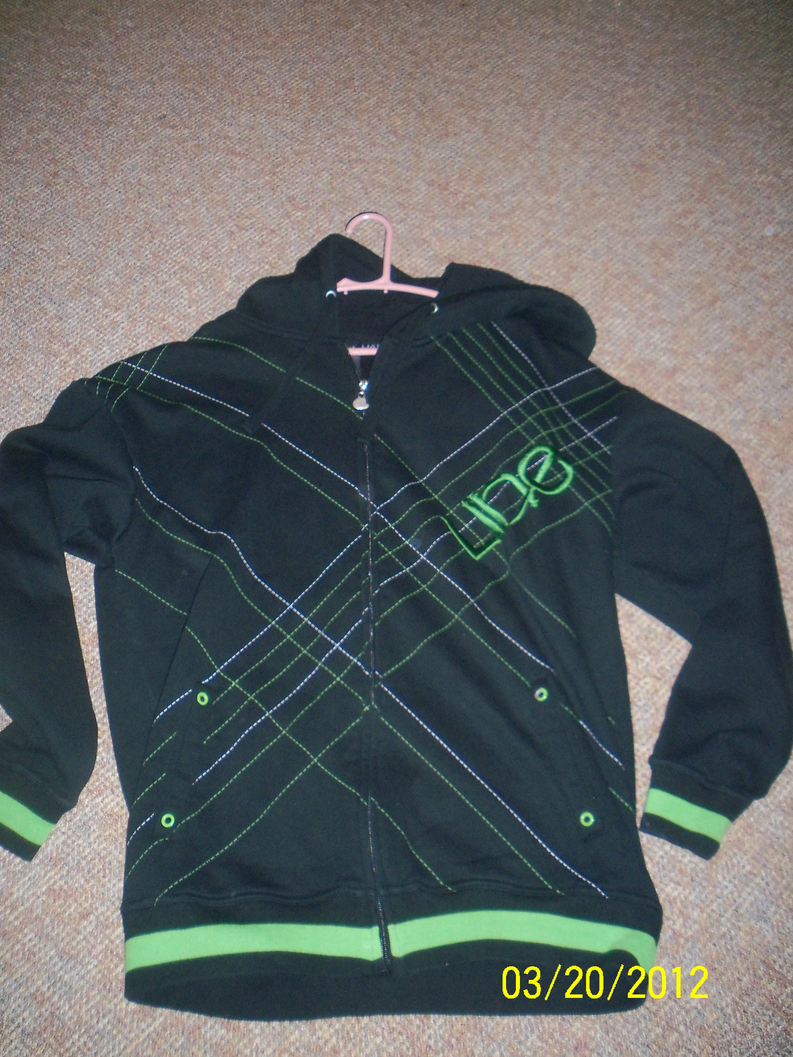 line foundation hoodie for sale LARGE