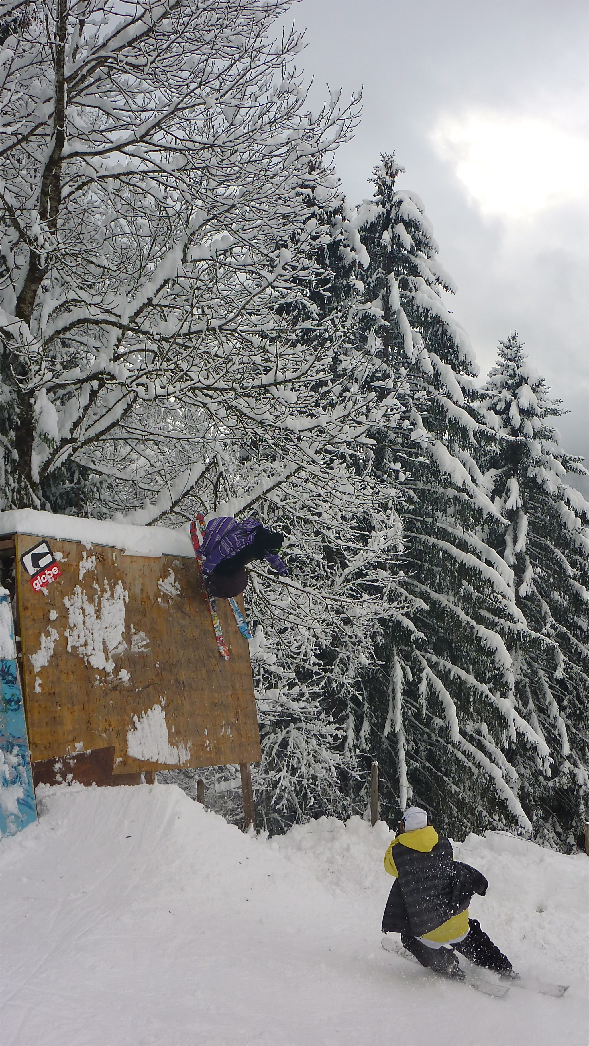 Lip in blind 2 out over a Barbed wire