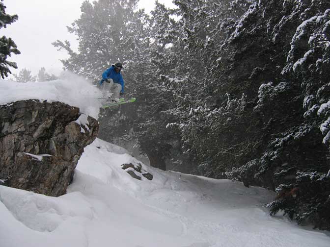 Little drop in some pow