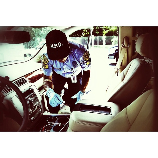 Live from the crime scene