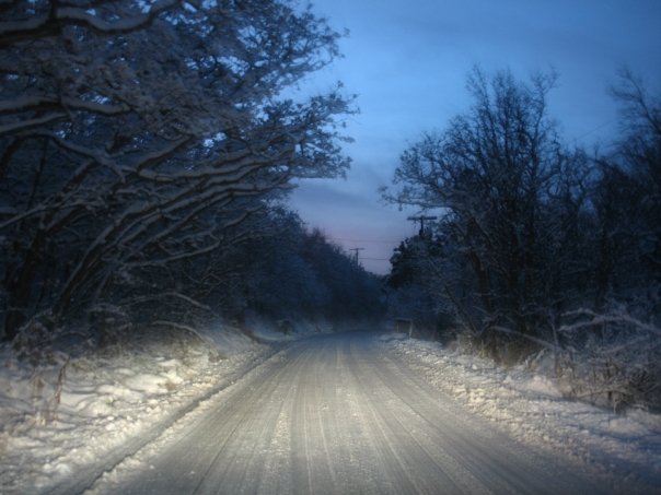 Lonely Winter Road