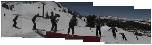 Long flat rail sequence at mammoth