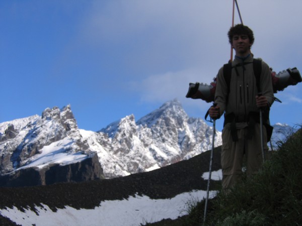 Long Way With Heavy Pack, Mt. Baker