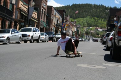 Longboarding steeze