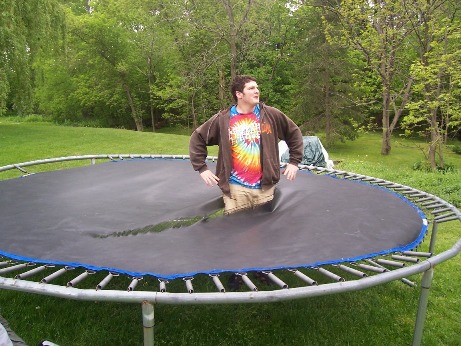 Look what my fat friend did to my tramp