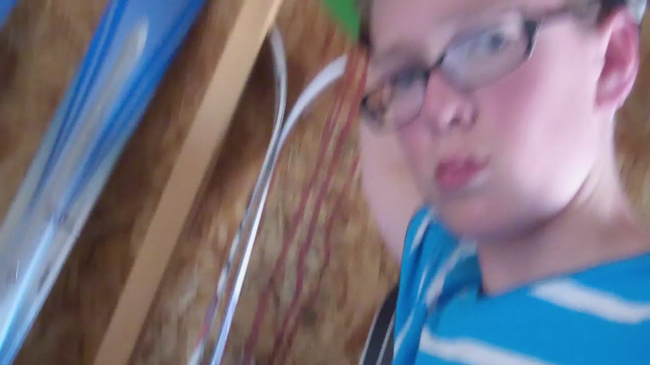 looking at skis in summer