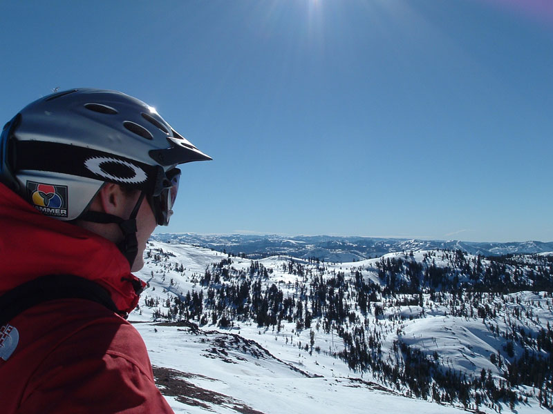Looking down the backside of Kirkwood