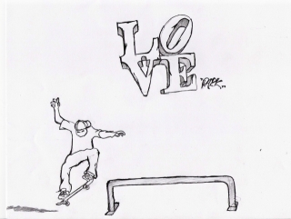 LOVE park sketch