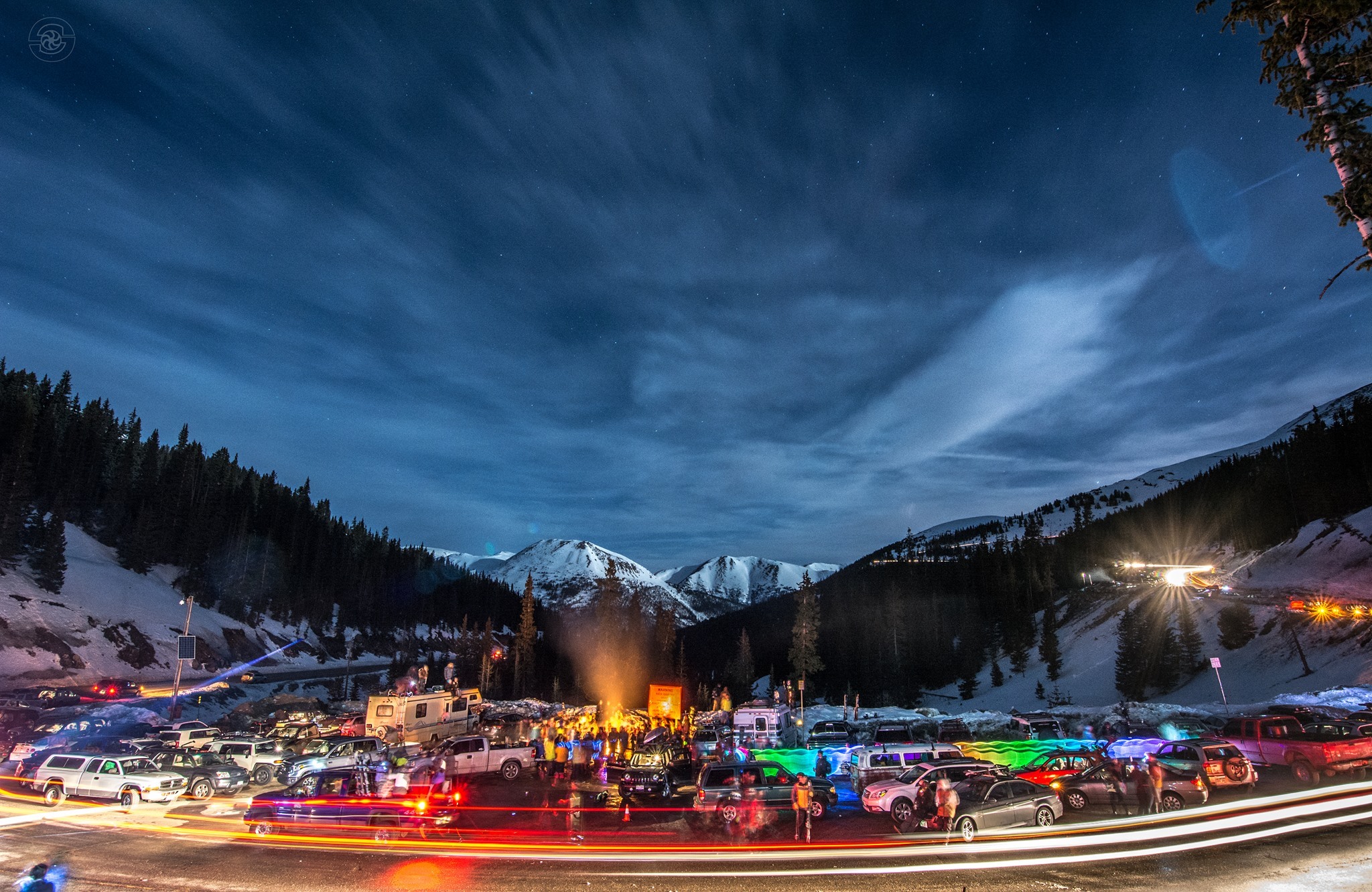 Loveland Pass Moonlight Shred