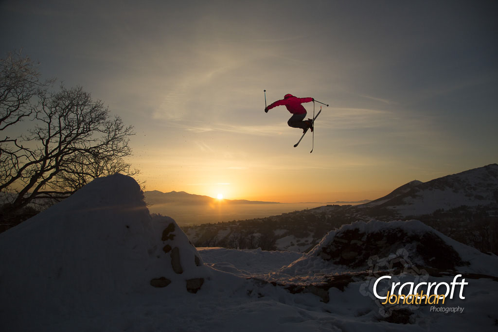 Luke Perin soaring over Salt Lake