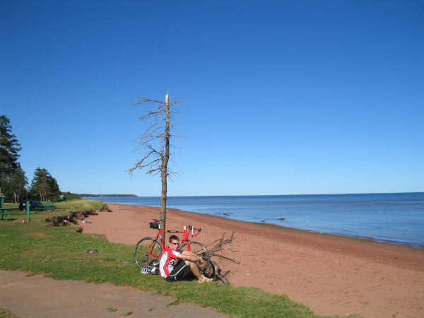 Lunch break in PEI, better shot
