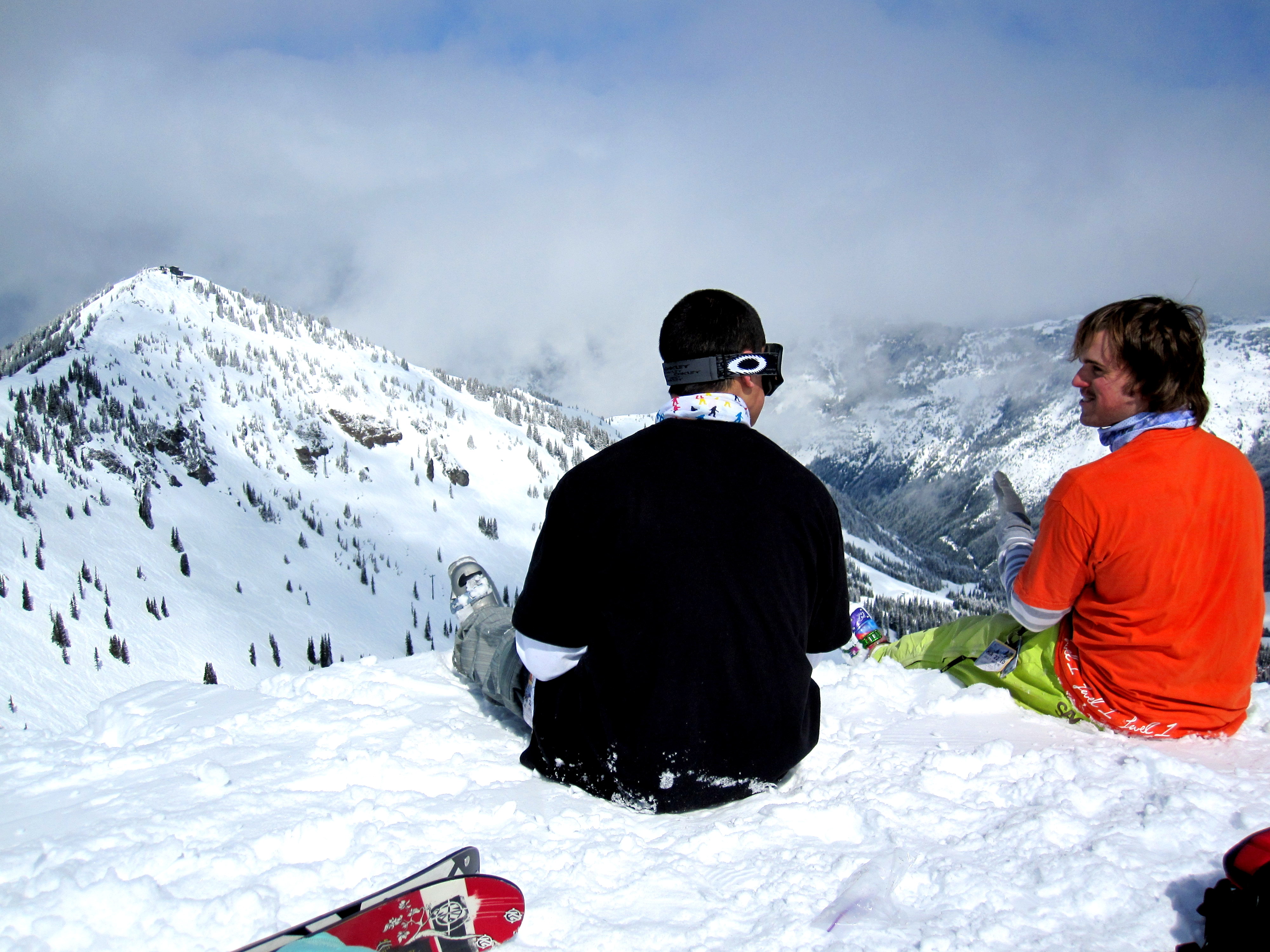 Lunch break on top of Crystal