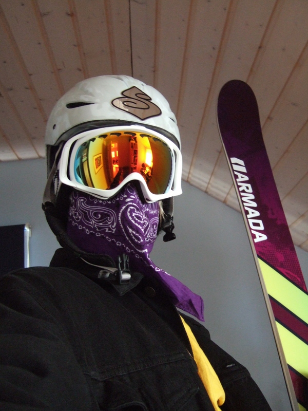 Ma skis and my goggles fo sho