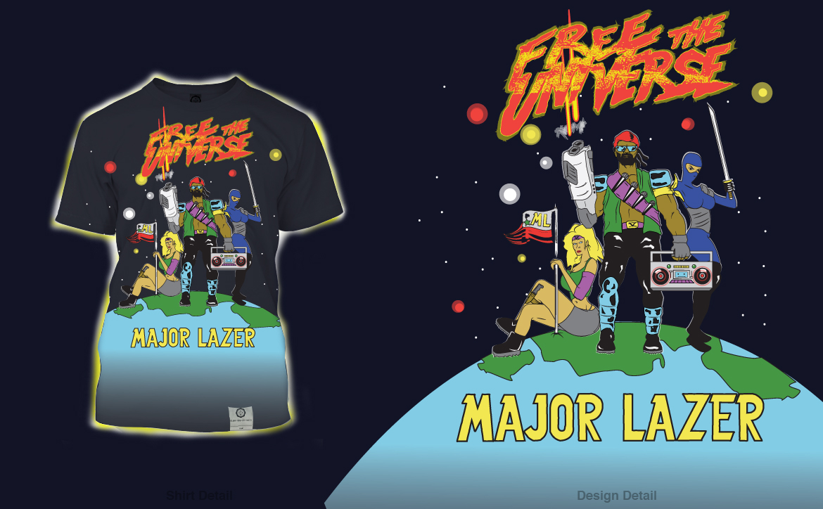 Major Lazer TSHIRT Design Contest